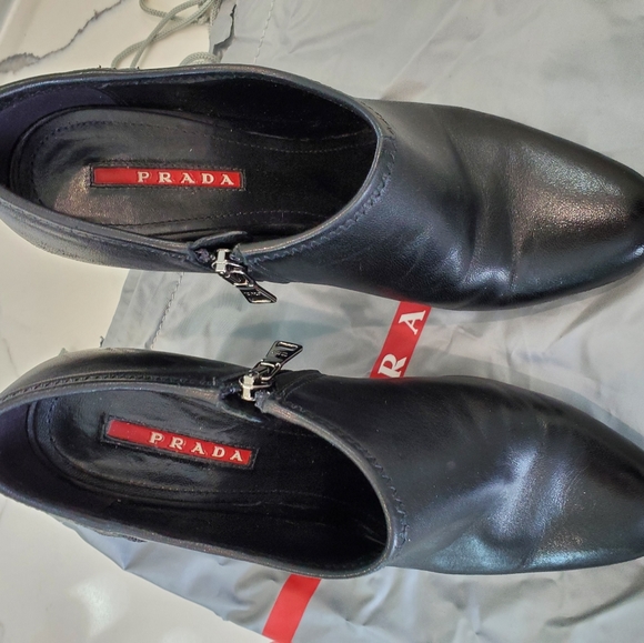 Prada Sport Black Booties size 36/US size 6